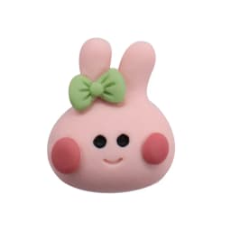 Single Sale 1-15pcs Shoe Charms Pink Cute Rabbit Chicken Accessories Resin Shoes Decoration DIY Fit Wristbands Kids X-mas Gift