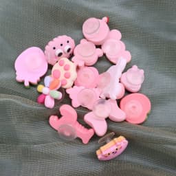 Single Sale 1-15pcs Shoe Charms Pink Cute Rabbit Chicken Accessories Resin Shoes Decoration DIY Fit Wristbands Kids X-mas Gift