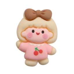 Single Sale 1-15pcs Shoe Charms Pink Cute Rabbit Chicken Accessories Resin Shoes Decoration DIY Fit Wristbands Kids X-mas Gift