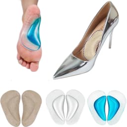 1Pair Arch Orthotic Support Silicone Insoles for Feet O/X Foot Plate Flat Foot Corrector Shoe Cushion Foot Care Insert Insole