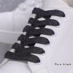 Colorful Silver Shoelaces Glitter White Shoelaces of Sneakers Metallic Shiny Gold Shoelace Flat Shoe Laces Sports Running Laces
