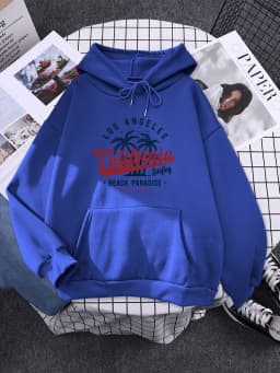 San Francisco, California Beach Paradise Hoody Womens Hip Hop New Hoodie Cartoons Loose Sportswear Autumn Fleece Female Pullover