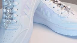 Luxury Rhinestone AF1 Shoe Charms Colorful Diamond Sneaker Shoe Decoration Fashion Shoelaces Metal Buckles Shoes Accesories 2Pcs
