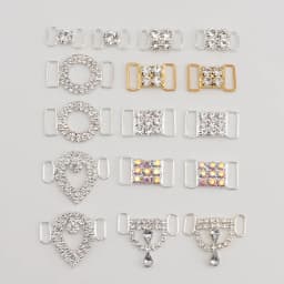 Luxury Rhinestone AF1 Shoe Charms Colorful Diamond Sneaker Shoe Decoration Fashion Shoelaces Metal Buckles Shoes Accesories 2Pcs