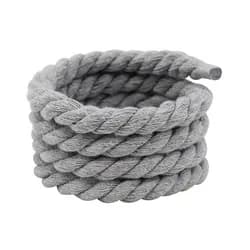 New Fashion Bold 10MM Width Round Linen Shoelaces for Sneakers Suitable Board Shoes Canvas AF1/AJ Round Shoes Boot Shoelace