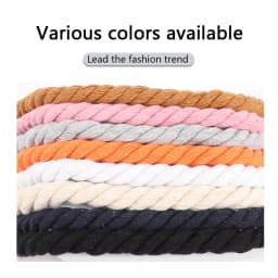 New Fashion Bold 10MM Width Round Linen Shoelaces for Sneakers Suitable Board Shoes Canvas AF1/AJ Round Shoes Boot Shoelace