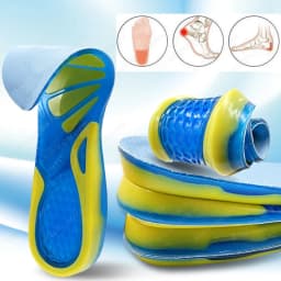 Silicone Soft Insoles Sport High Elastic Cushion Orthotic Arch Support Foot Pain Massage Gel Orthotic Arch Foot Care Comfort Pad