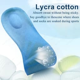 Silicone Soft Insoles Sport High Elastic Cushion Orthotic Arch Support Foot Pain Massage Gel Orthotic Arch Foot Care Comfort Pad
