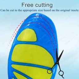 Silicone Soft Insoles Sport High Elastic Cushion Orthotic Arch Support Foot Pain Massage Gel Orthotic Arch Foot Care Comfort Pad