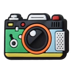 Shoe Charms for Crocs Accessories Camera Badge Women Sandals Buckle Kids Pins Decoration Jeans Party Favors Shoes Accessories