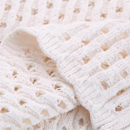 KEYANKETIAN Summer New Women's Hollow Crochet Short Sleeve Knitwear Boho Style Cascading Sweet O-Neck Light Sweater Crop Top