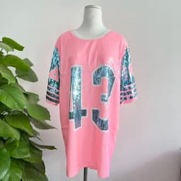 Gamma Phi Delta Women's Association Organizing Club Party Greek Number 43 Pink T-shirt