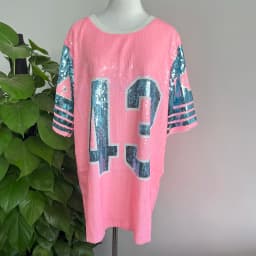Gamma Phi Delta Women's Association Organizing Club Party Greek Number 43 Pink T-shirt