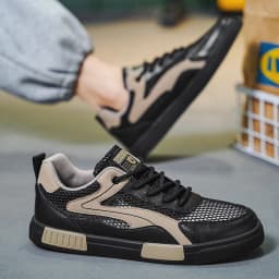 Large Size 47 Men Shoes Summer Mesh Vulcanized Breathable Walking Sport Shoes For Men Flat Sneakers Fashion Skateboarding Shoes