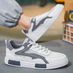 Large Size 47 Men Shoes Summer Mesh Vulcanized Breathable Walking Sport Shoes For Men Flat Sneakers Fashion Skateboarding Shoes