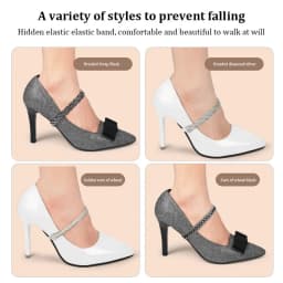 Luxury Rhinestones Women Shoelaces for Heels Ankle Shoes Belt Holding Bundle Shoelace Sandals Elastic laces Shoe Accessories