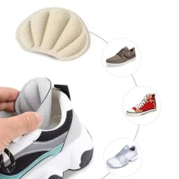 2/8PCS Heel Pads Lightweight for Sport Shoes Adjustable Cute Size Back Sticker Antiwear Feet Soft Pad Relief Anti-wear Cushions