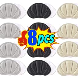 2/8PCS Heel Pads Lightweight for Sport Shoes Adjustable Cute Size Back Sticker Antiwear Feet Soft Pad Relief Anti-wear Cushions