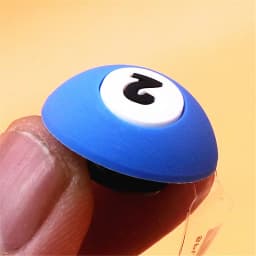 Original 1pcs Billiards Shape PVC Shoe Charms Accessories 3D Black 8 Blue 2 Orange 5 Balls Jeans Pins Upper Decorations Buckle