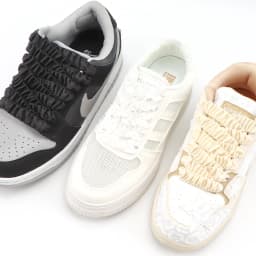 Cute Girly Style Flat Elastic Silk Shoe Laces Lace Fungus Shoelaces for Sneakers Shoes Accessories Tennis Shoestrings for AF1