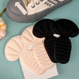 2/4pcs Thicken Sponge Heel Stickers Shoe Cushion Heel Protector Shoes Adjuster High Heels Inserts Heel Pads Shoe Half Insoles