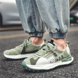 2023 Autumn Men Shoes Casual Sneakers Male Dissolve Thick Shoes Platform Walking Outdoor Sports Shoes Chaussure Homme