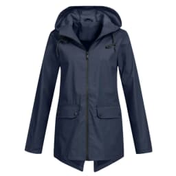 New Women Jacket Solid Color Windproof Waterproof Hooded Coat Outdoor Hiking Clothes Outerwear Women's Lightweight Raincoat