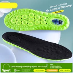 High Elasticity Latex Sport Insoles Soft Shoe Pads Arch Support Orthotic Insoles Breathable Deodorant Shock Absorption Cushion