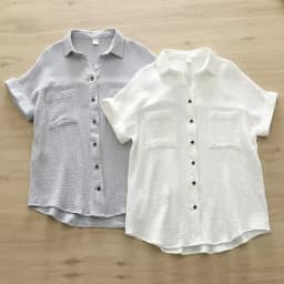 New Spring Cotton Loose Shirt Women Short Sleeve Pockets Solid Color OL Tops Girl Fashion Casual Blouses 2024 Summer T45340QM
