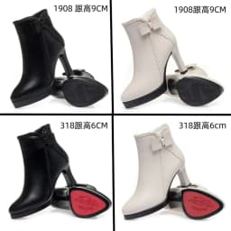 Autumn Women's Platform Shoes New Plus Velvet Stiletto Heel Heeled Ankle Boots Winter Versatile Pointed Toe Warm Short Boots
