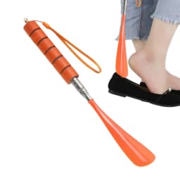 Retractable Shoehorn Shoe Horn Stainless Steel Shoehorn Long Handle Shoehorn Durable Shoe Accessory Lifter Shoes Spoon Shoehorn