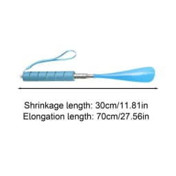 Retractable Shoehorn Shoe Horn Stainless Steel Shoehorn Long Handle Shoehorn Durable Shoe Accessory Lifter Shoes Spoon Shoehorn