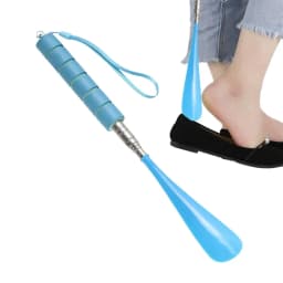 Retractable Shoehorn Shoe Horn Stainless Steel Shoehorn Long Handle Shoehorn Durable Shoe Accessory Lifter Shoes Spoon Shoehorn