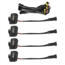 4PCS LED Front Grill Lights for Off Road Sport 2020 2021 External Grill Lamp, White Light