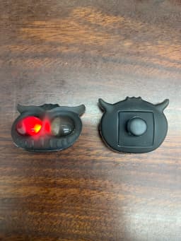 2PCS Owl Creative Shoe Light, Applicable to Shoe Charms, Creative Luminescence Shoe Decoration Accessories