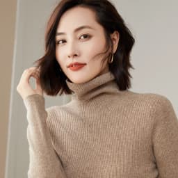 WinvyNee Women Clothing Merino Wool Sweater Slim Long Sleeve Top Turtleneck Jumper Soft Warm Knitted Pullover Autumn A1263004