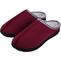 Litfun Winter House Slippers For Men Anti-Slip Fluffy Warm Slippers Women Memory Foam Cotton Slippers With Durable Rubber Sole
