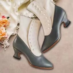Mixed Colors SLIP-ON Women's Short Boots With Pointed Irregular Heels Round Pearl Buckle Street Trend Autumn Ankle Boots