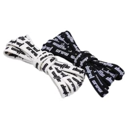 Weiou Flat Printed Waffle District Crew Shoelaces Beige Double-sided Printing Silk Screen Shoestring Sneaker Hoodie Drawstring