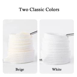 2CM Width Flat Shoelaces for Sneakers Length 130CM Classic Shoelace Casual Teenis Shoe Laces PVC/Metal Head Shoes Accessories