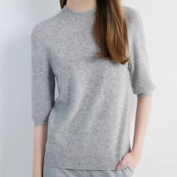 Wool Top Women's Sweater Knitwears Short Sleeve Pullover 100% Wool Half Turtleneck Sweater for Women Knit Jumper Female Clothing