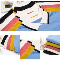Fashion Turn-down Collar slim knitted ladies sweaters Elegant warm long sleeve women's pullovers Korean patchwork color top