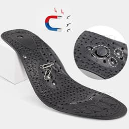 EiD Silicone Gel Magnetic Therapy Insoles for Slimming Weight Loss Arch Support Shoes Pads for Men Women Massage Foot Care Sole