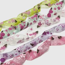 1 Pair New 2.6cm Width Flat Shoelace Printed Lace Shoelaces for Sneakers Organza Dreamy Snow Yarn Transparent Shoelace for Woman