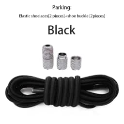 Elastic Shoelaces for Sneakers No Tie Shoelace Tennis Round Shoe Laces Without Ties for Kids Adult Rubber Bands Shoes Accessorie