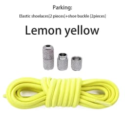 Elastic Shoelaces for Sneakers No Tie Shoelace Tennis Round Shoe Laces Without Ties for Kids Adult Rubber Bands Shoes Accessorie