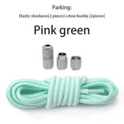 Elastic Shoelaces for Sneakers No Tie Shoelace Tennis Round Shoe Laces Without Ties for Kids Adult Rubber Bands Shoes Accessorie
