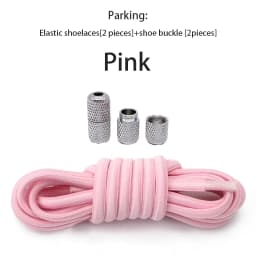 Elastic Shoelaces for Sneakers No Tie Shoelace Tennis Round Shoe Laces Without Ties for Kids Adult Rubber Bands Shoes Accessorie