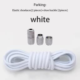 Elastic Shoelaces for Sneakers No Tie Shoelace Tennis Round Shoe Laces Without Ties for Kids Adult Rubber Bands Shoes Accessorie