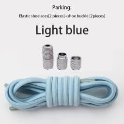 Elastic Shoelaces for Sneakers No Tie Shoelace Tennis Round Shoe Laces Without Ties for Kids Adult Rubber Bands Shoes Accessorie